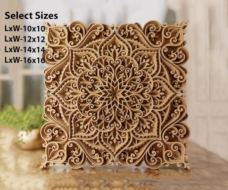 3D Mandala Panel